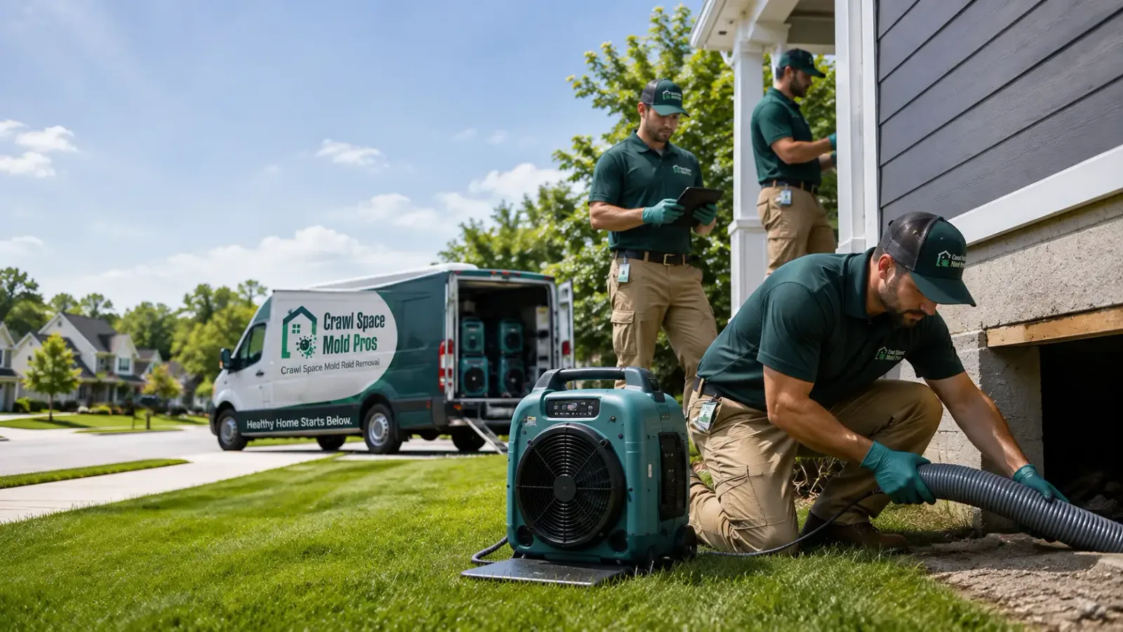 Crawl Space Mold Removal in Kaneville, IL
